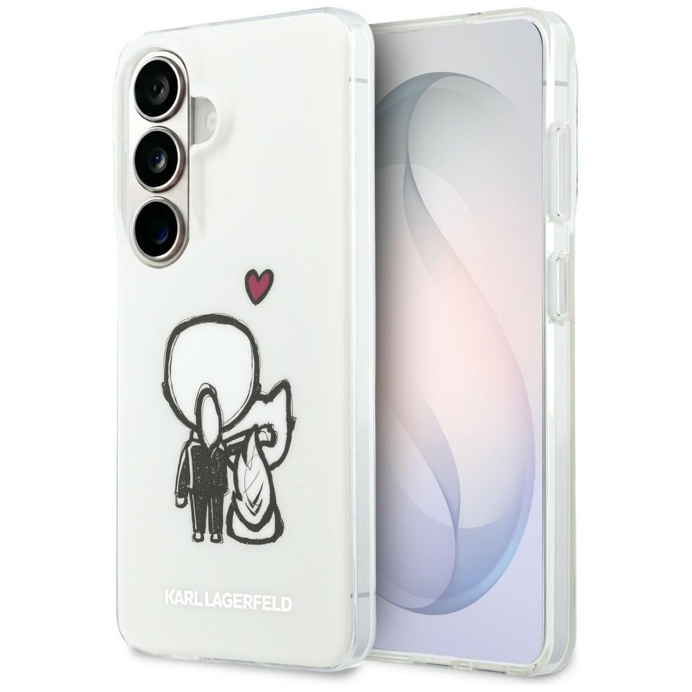 Karl Lagerfeld IML Karl&Choupette MagSafe Case for Samsung Galaxy S26 Transparent