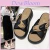 Trendy Summer Women's Slide Sandals With Thick Sole Comfortable Pu Lining And Stylish Design