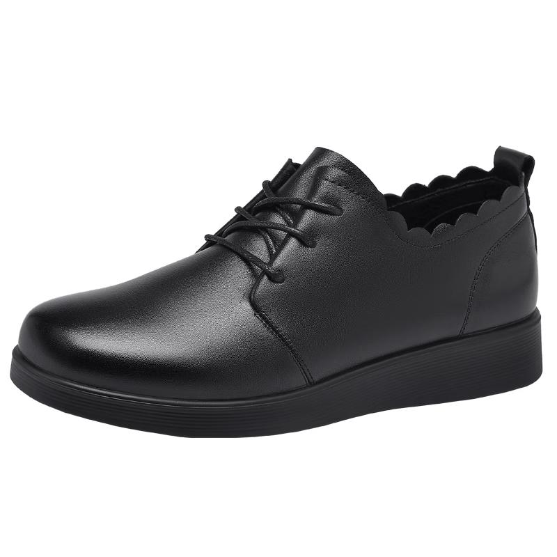 Red Dragonfly Women s Leather Oxford Casual Shoes 36