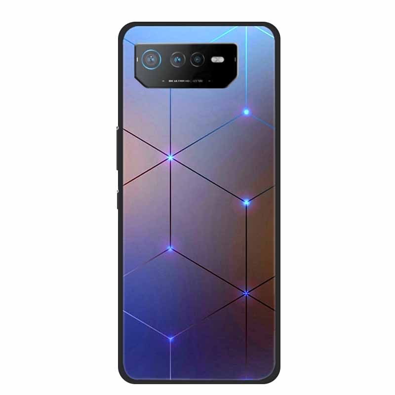 Für Asus ROG Phone 6 Pro Hülle Phone6 Pro Coque Schwarzes TPU Silikon Weiche Rückabdeckung Hülle Für Asus ROG Phone 6D Ultimate Handyhülle