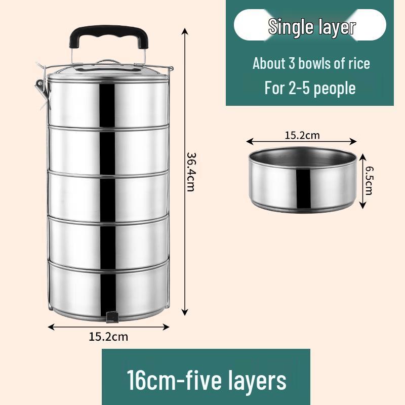 

Debo Outdoor Stainless Steel Multi-layer Lunch Box