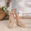 Fashion 2024 Brand Shoes Female Slip-on Women's Flats Fashion Tassel Daily Flats Women Hot Sale Plus Size Round Toe Solid Flat Low Heels