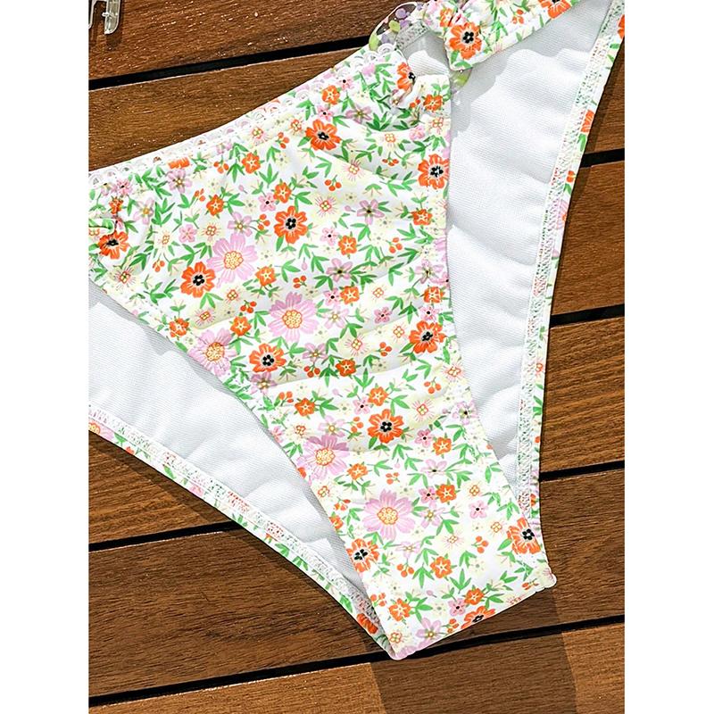 Micro Bikinis Push Up Women Swimsuits Sexy Swimwear Brazilian Bikini Set Halter Biquini Print Swimsuit Summer Beachwear