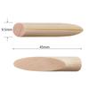 50 Pcs Oblique Hole Wood Hole Plug 9.5mm Pocket Hole Plug Practical Miter Hole Dowel Pins Hardwood Plug Woodworking Tool