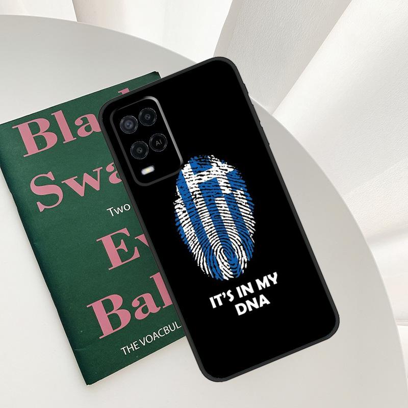 

Greece Greek National Flags Case For Oppo A96 A76 A16 A15 A17 A52 A72 A54S A57S A58 A78 A98 A57 A77 A54 A74 A94 Cover OPPO A5 2020