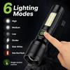 Adjustable Beam COB Side Light Rechargeable Outdoor Flashlight LED Flashlight  Camping Hiking