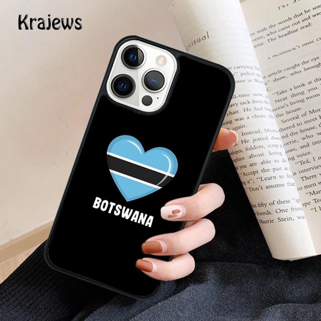 Botswana Flag Soft Phone Case For IPhone 18 17 Air 16 15 14 Max Plus 11 12 13 Pro Max Phone Cover coque Shell Fundas