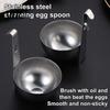 Stainless Steel Egg Poacher 3Pcs Poachers, Hangable Cooking Spoons, Deep Groove Convenient Spoon Poached Maker for Kitchen Breakfast Preparation