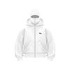 Womens Hooded Zip-Up Sweatshirt Embroidered Streetwear Loose Fit Casual Jacket