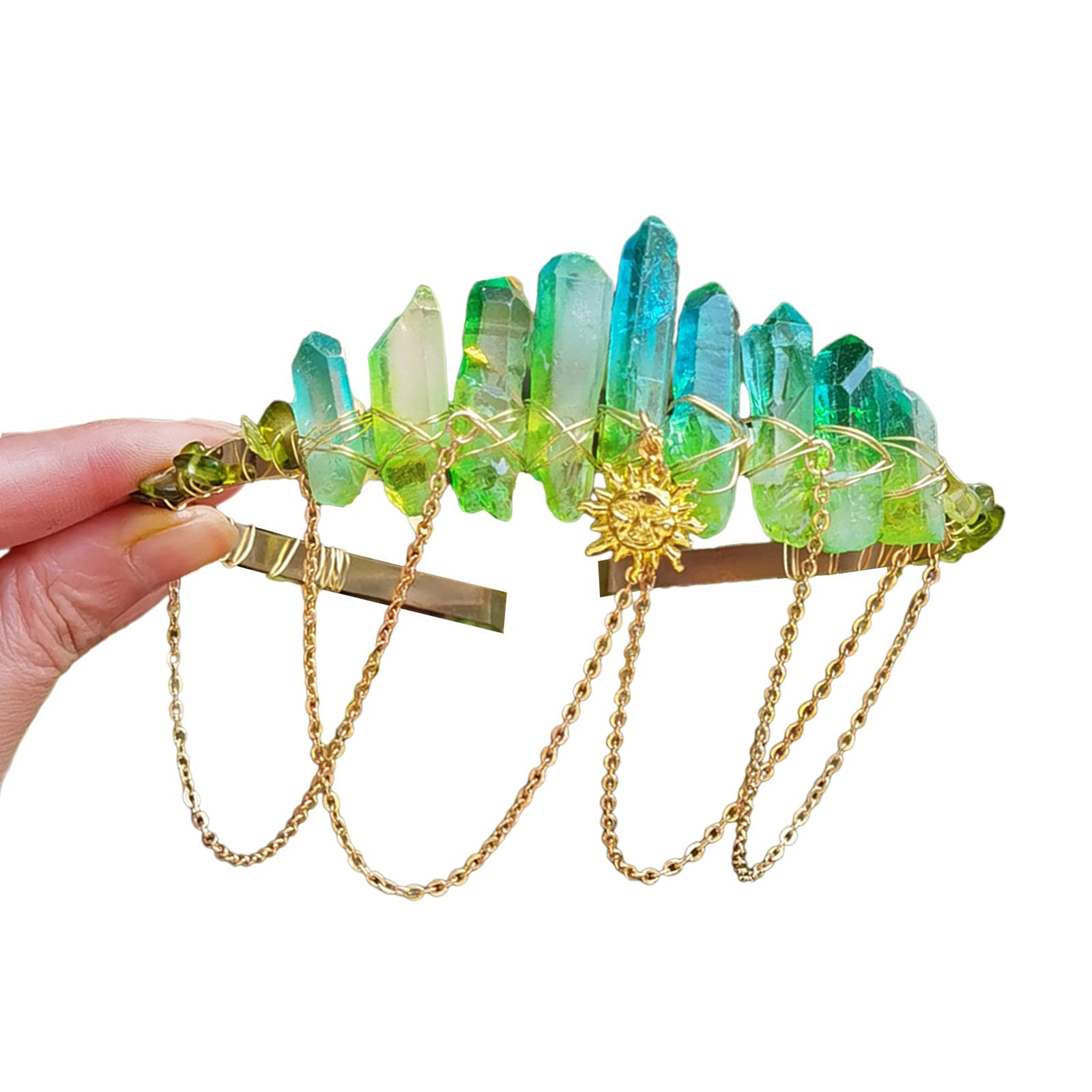 

Girl Hair Hoop Glinting Crowns Proms for Queen Birthday Headbands Photo Props Elegant Costume Headwear