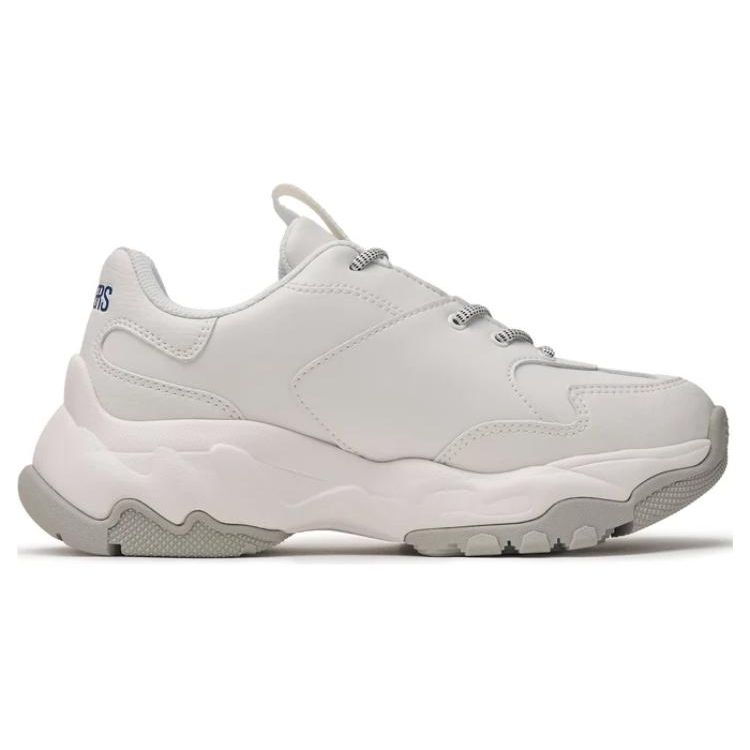 MLB Big Ball Chunky Casual Semplici Aumenta Altezza Scarpe Basse da Giorno Sneaker Unisex Bianco Blu 3ASHC104N-07WHS