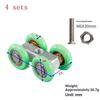 1/4Pcs Noise Reduction Shower Room Glass Wood Door With Clips Screw Sliding Door Pulley Roller Full Copper Bearing