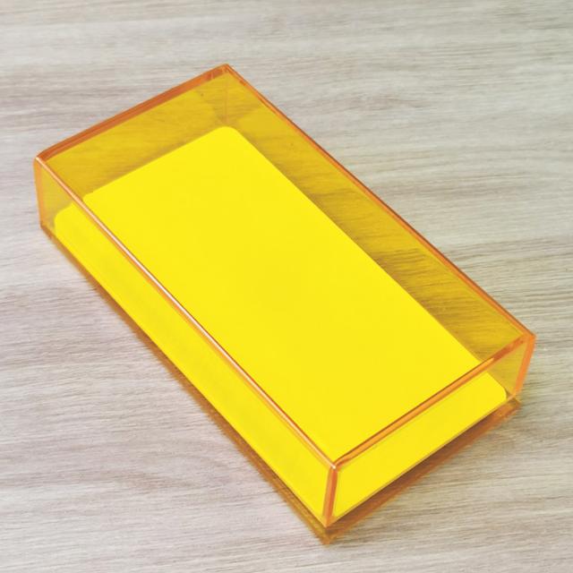 High Quality Custom Logo Acrylic Rectangular Eyelash Tile Case Cover Durable Extension Tool Case Custom Logo Color