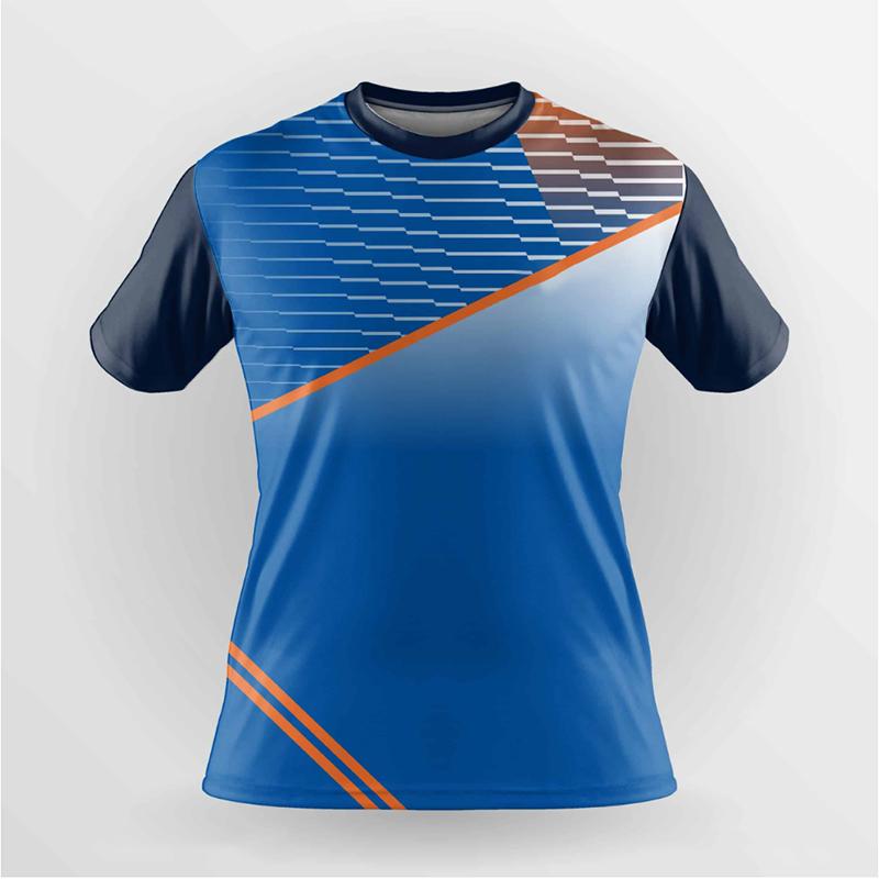 Mens quick drying T-shirt Women's badminton uniforms fitness running training clothes Breathable printed T-shirt Boys Sportswear