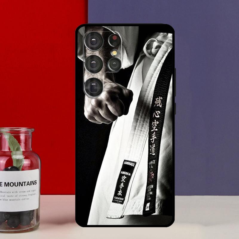Kung Fu Karate Taekwondo Kampfsport Hülle für Samsung Galaxy S25 Ultra S9 S10 S20 S22 Plus S21 FE S23 S24 Ultra Handyhülle