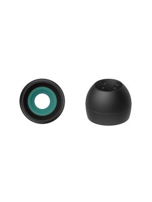 JVC Kenwood Replacement Spiral MS Pack of 4 EP-FX10MS-B Eartips, Dot++, Size, Black,