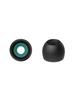 JVC Kenwood Replacement Spiral MS Pack of 4 EP-FX10MS-B Eartips, Dot++, Size, Black,