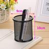 Simple Iron Mesh Pen Holder - Student Stationery Metal Mesh Art Desktop Organizer