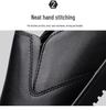 Men's Large Slip-on Loafers - Casual Leather, Cowhide, Spring/Summer Shoes