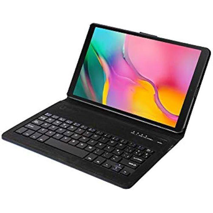 Coque avec clavier bluetooth - silverht - samsung tab a 2019 - 10,1 pouces - qwerty espagnol - support intégré