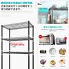 Geegood Steel Rack, Multi-Purpose Metal Rack for Kitchen Storage, Indoor Shelving, and Balcony Organization, Rust-Resistant, Adjustable Height, Easy A