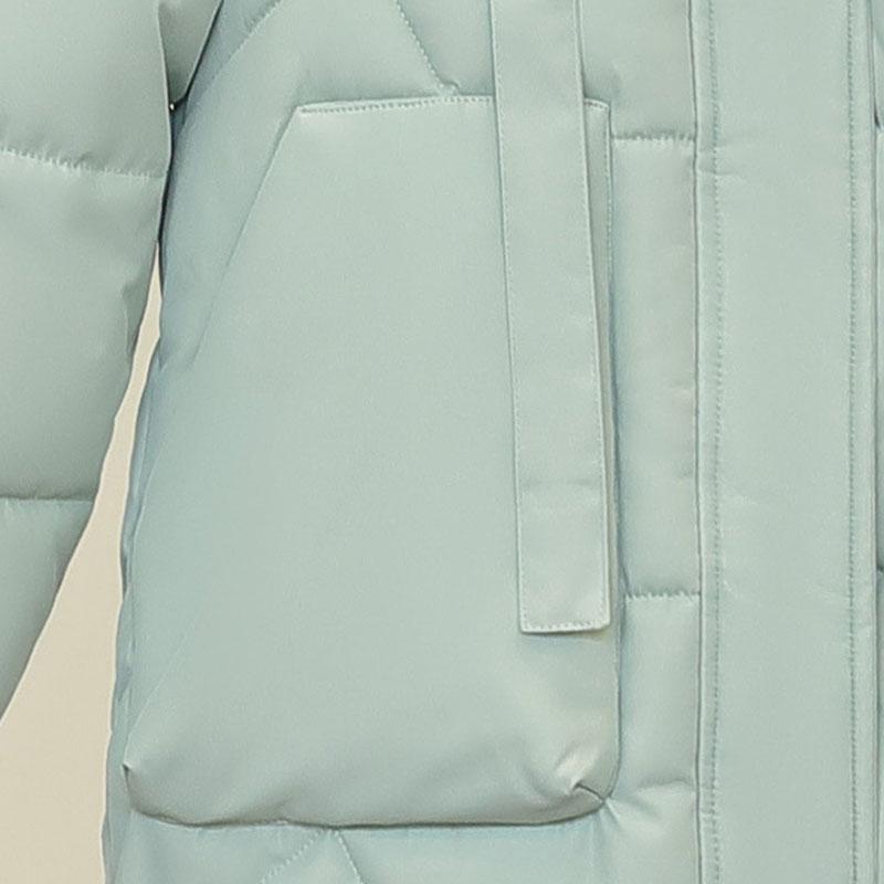 Winter Mid To Long Length Hooded Down Cotton Jacket Women's Thick Over Knee Waterproof Parka Coat Hooded Big Pocket Outercoat