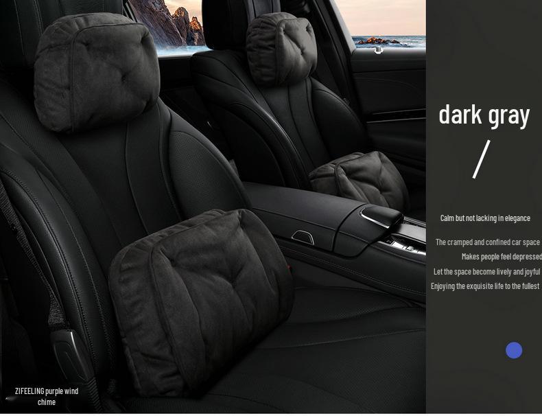 Purple Wind Chime Headrest & Lumbar Support Pillow for BMW 5 Series 530Le Zotye T300/T600