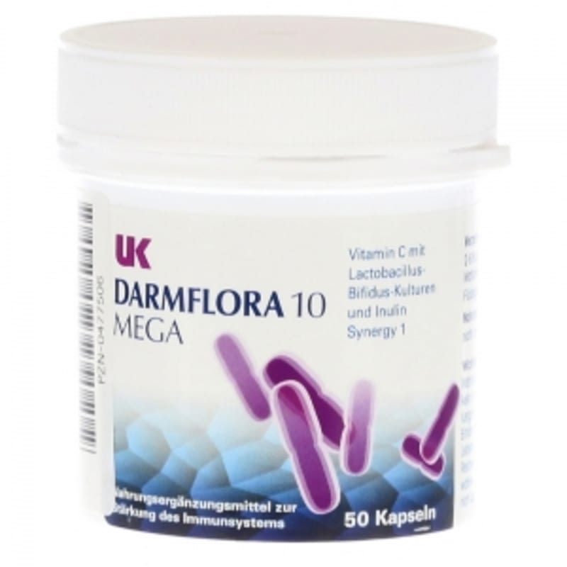 UK Damflora 10 Mega Capsules 50 Tablets