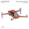 WRAPGRADE Kůže pro DJI Air 2S, Akcentová barva B (Neonově oranžová)