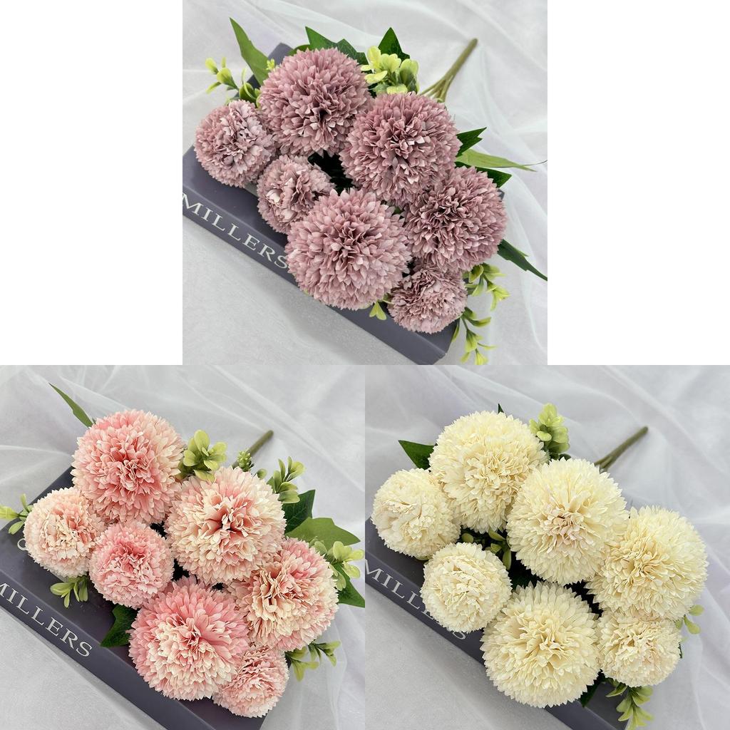 Faux Silk Flower Bouquet For Wedding Decor With Realistic Design For Home And Photography Use
