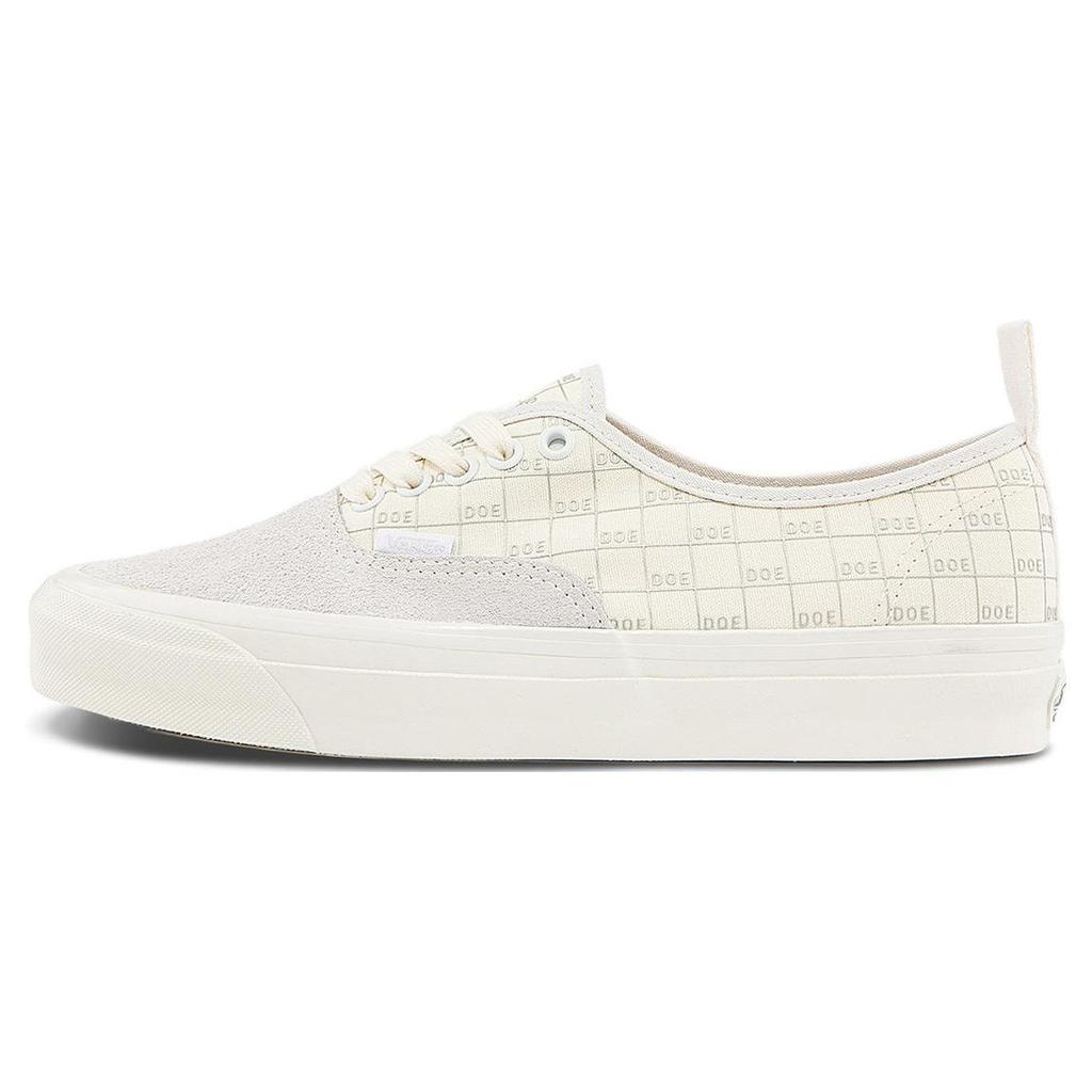 Vans Doe X  Vault Authentic Lx Durable Breathable Low-Top Skate Shoes Unisex Sneakers White VN0A5FBDCAB