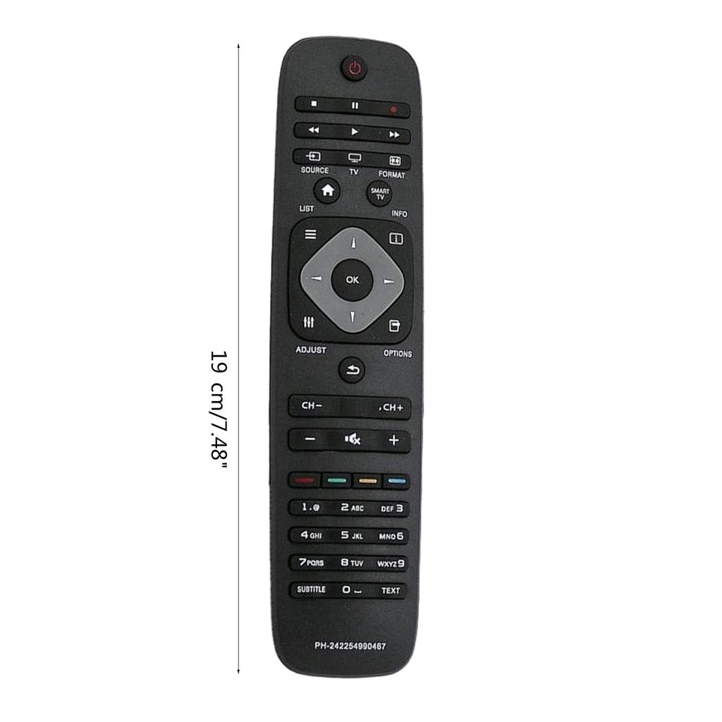 New RM D1110 TV Remote Replaced Remote Control fit for TV 242254990467/2422 549 90467 LCD LED TVs Black