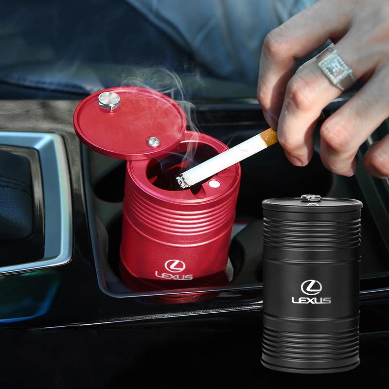 Car Ash Tray Cup Aluminum Alloy Cigarette Ashtray For Lexus F-SPORT ES RX NX LS UX LM LX GX LC RZ IS CT GS RC HS SC TX LBX IS300 AFG1