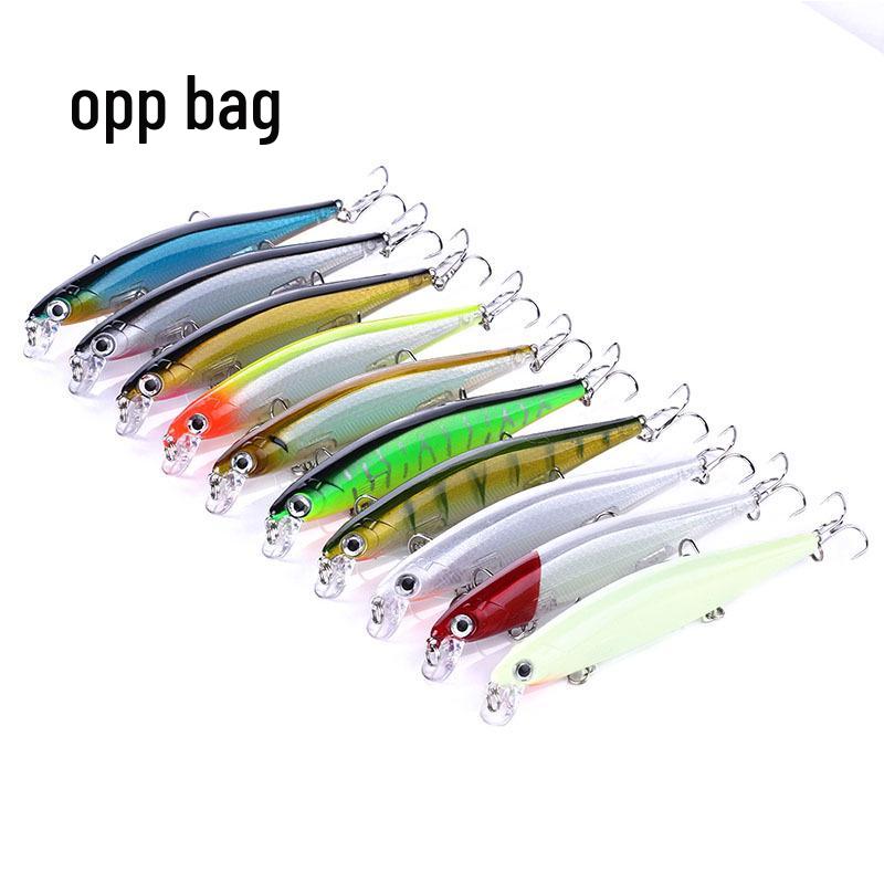 HENG JIA Schwimmender/Sinkender Minnow-Köder 11cm 13g für Wolfsbarsch und Rapfen