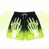 Summer New Style Shorts 3DPrint X-ray Pattern of Hand Bones Street Casual Fashion Comfortable Breathable Lightweight Shorts