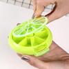 Transparent 7-Day Round Rotating Pill Organizer - Portable Mini Box with Seven Compartments
