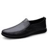 Fashion New Mens Loafers Genuine Leather Men Shoes High Quality Formal Casual Moccasins Soft Breathable Slip On Boat Shoes Driving Shoes