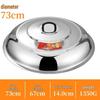 Stainless Steel Wok with High Lid & Free Shipping – Old-fashioned Stir-fry Pot, Heightened and Thickened Lid, Iron Body