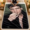 Flannel BlanketElvis Presley Warm Soft Throw Blanket for Indoor Sofa Bed Living Room Use