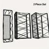 3Pcs Hollow Out Cabinet Door Storage Holder Rust-proof Sundry Shelf  Bathroom
