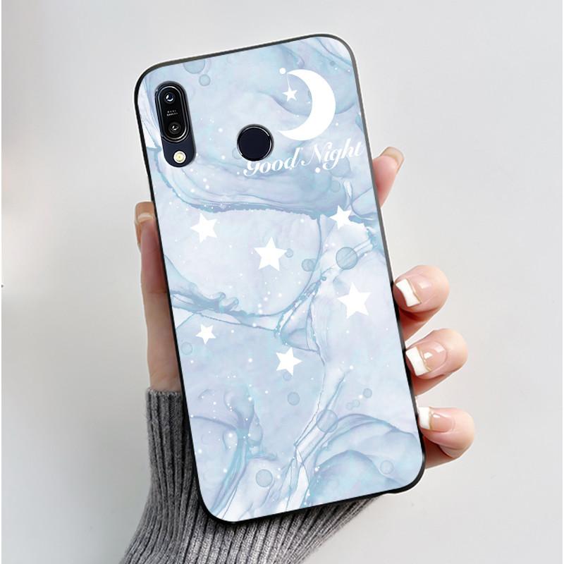 Für Asus Zenfone Max ZB555KL Max Pro ZB601KL ZB602K Hülle Niedliche Cartoon-Druck Schutzhülle Weiches Silikon Schwarzes Handygehäuse