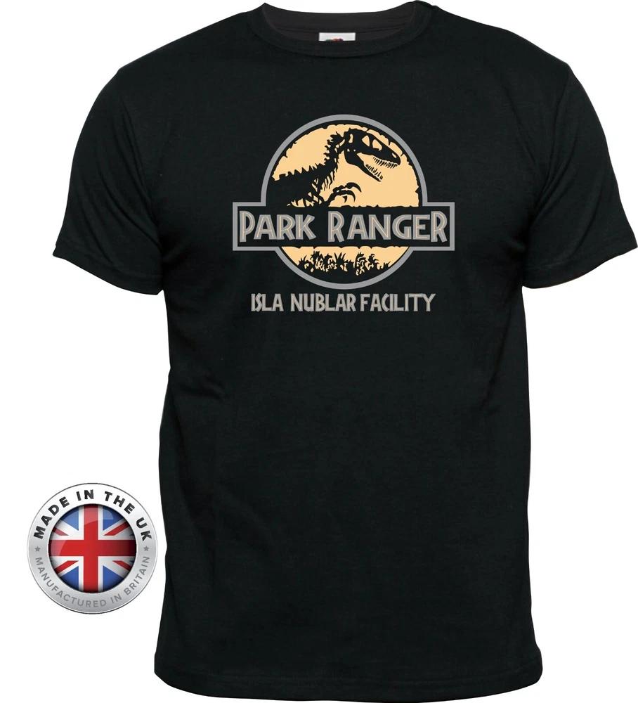 Jurassic Park T Shirt Jurassic World Isla Nublar Park Ranger Black Tshirt S