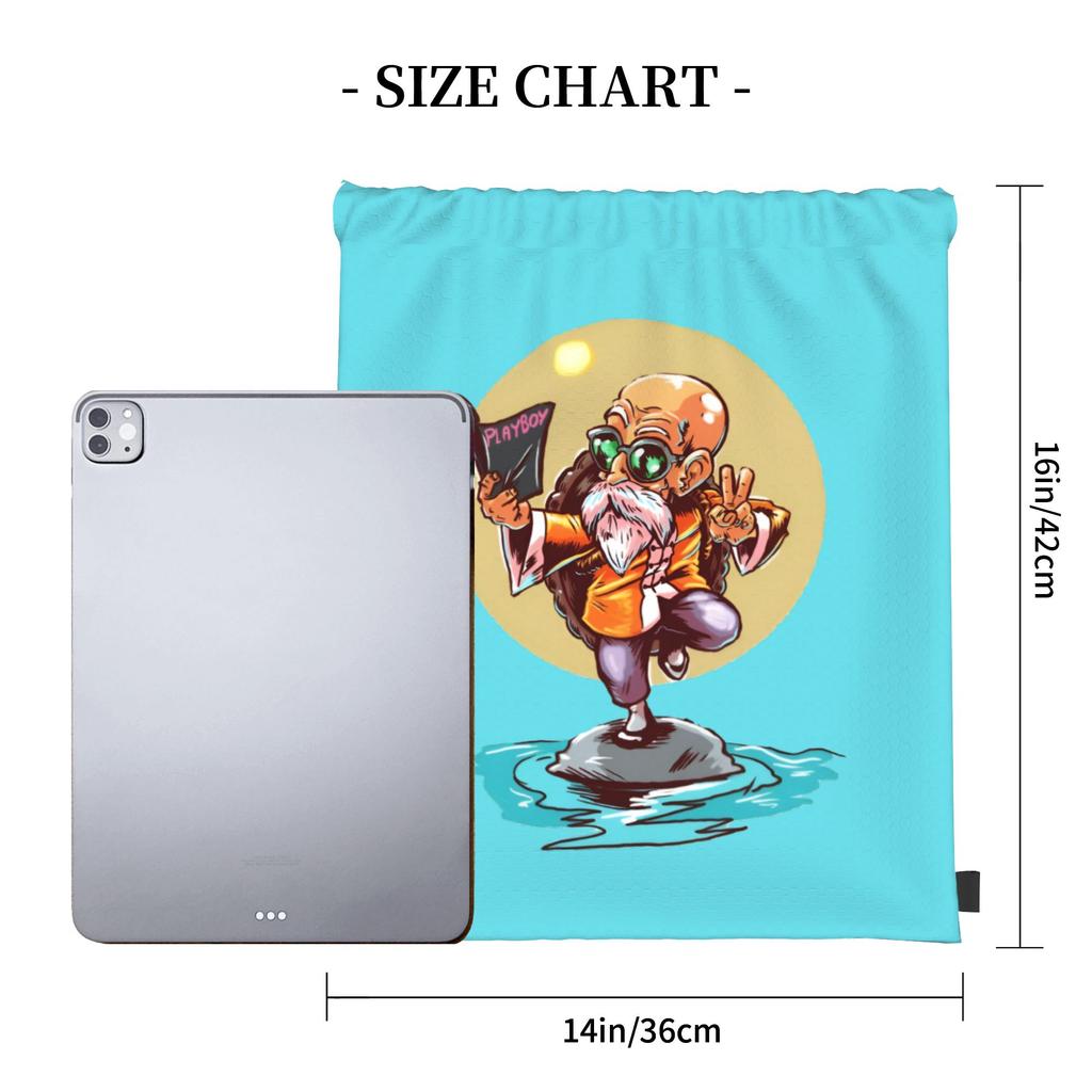 Custom Masters Roshis Drawstring Backpack Women Men Gym Sport Sackpack Foldable Manga Shopping Bag Sack