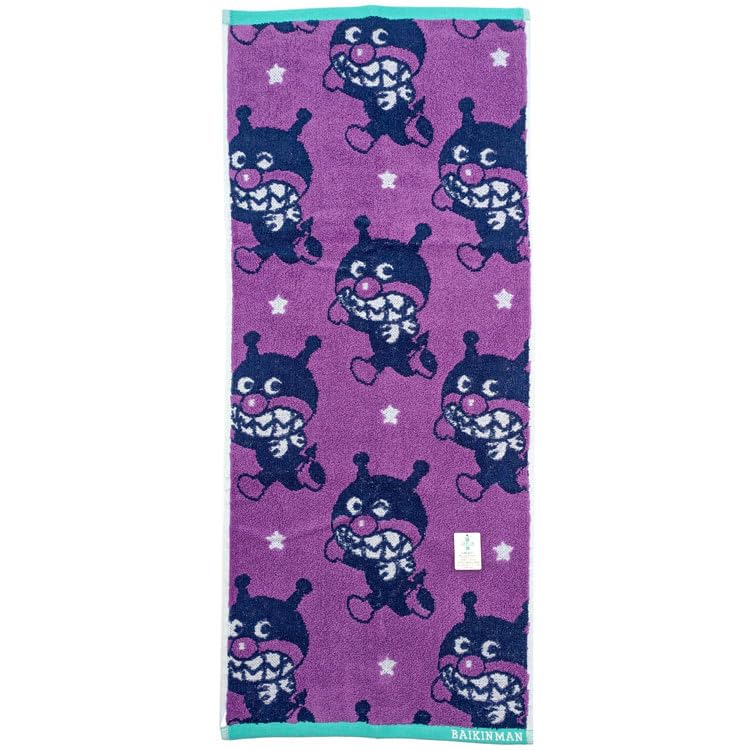 Marushin Anpanman Face Patterned Marushin Anpanman Sweat 891249 Towel, Baikinman, Wipe,