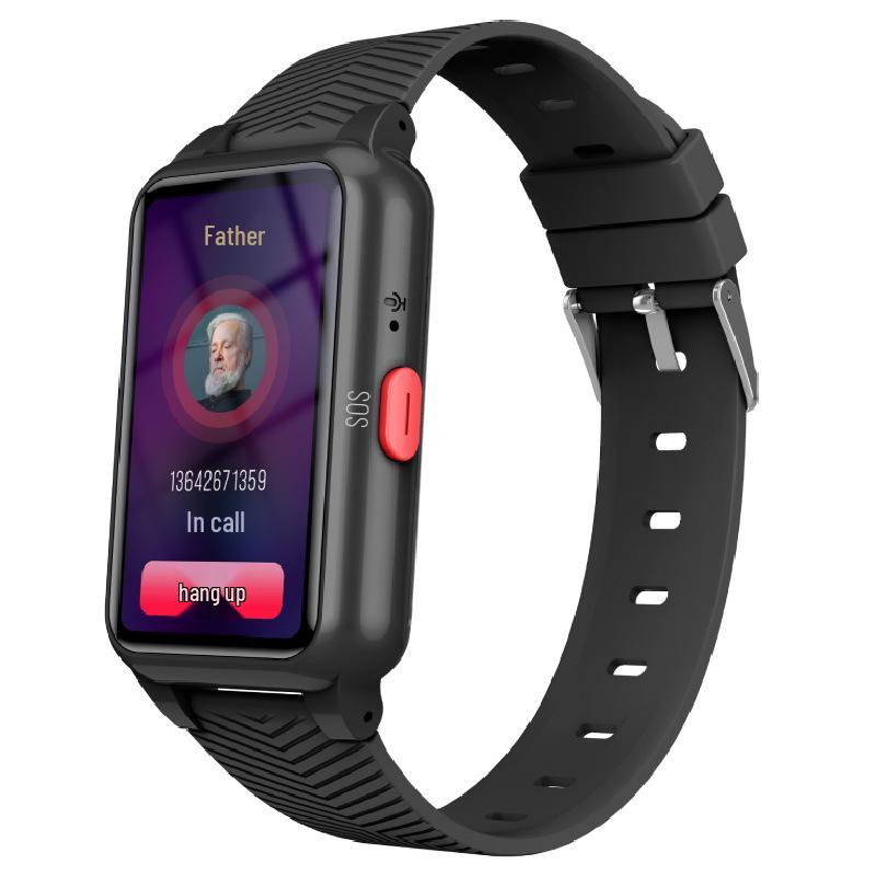 

S10 Senior Health Smart Bracelet: 4G Phone, Heart Rate, Blood Pressure, Body Temp, Fall Detection, Anti-Loss Tracking.