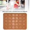 Lebensmittelechtes Silikon Macaron Backmatte Antihaft Runde Keksplatte Hausbacken Gebäck DIY Dessert