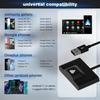 Wireless Carplay Android Auto Adapter,2024 Upgrade Plug & Play Dongle, Converts Wired CarPlay to Wireless,Works with All Original Wired CarPlay Cars