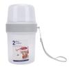 Double Layer Food Storage Cup Microwave Safe Sealed Dispenser Portable Yogurt Container for Salad Fr