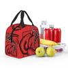 Red Boxing Gloves Insulated Lunch Bag for Women Children Portable Food Boxes Thermal Lunch Box Tote