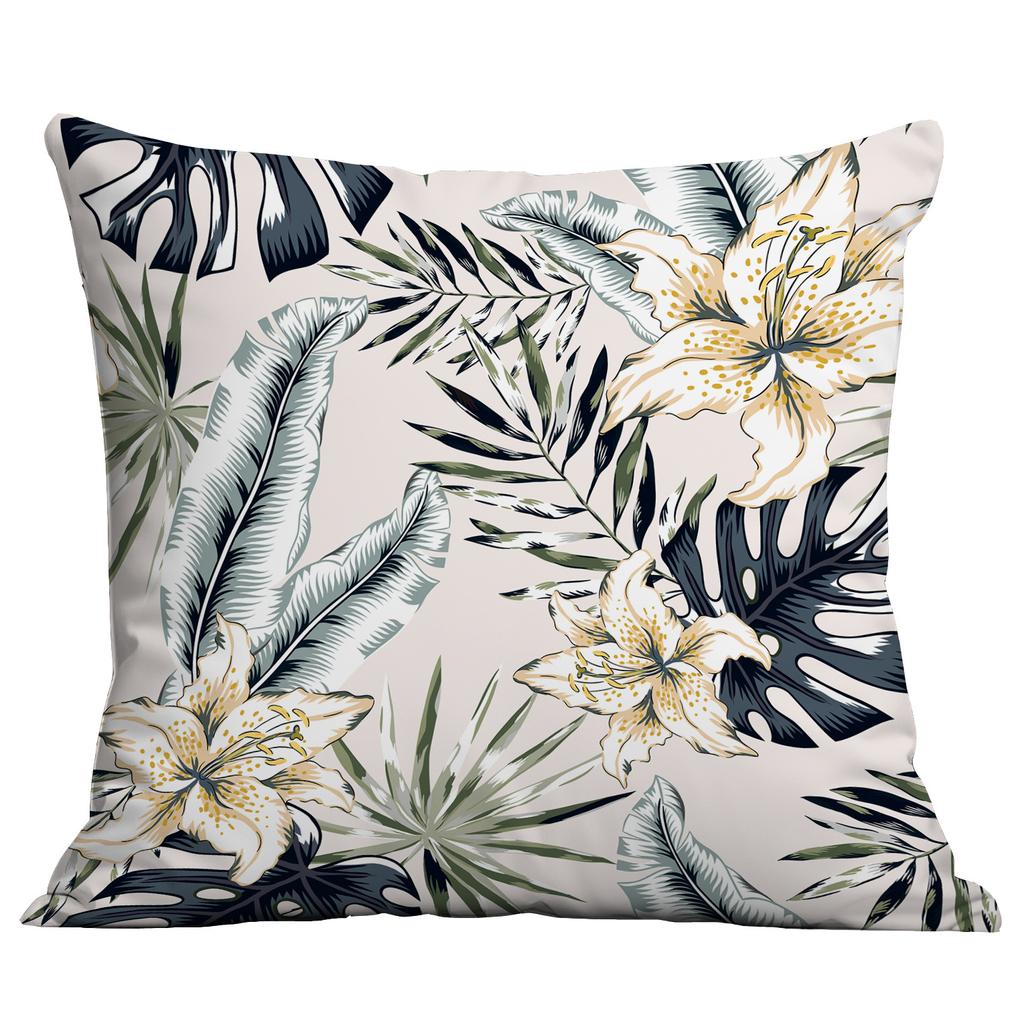 Νέα Πράσινα Φυτά, Τροπικά Φυτά, Μαξιλάρι Τυπωμένο Υψηλής Ευκρίνειας, Κάλυμμα Μαξιλαριού Καναπέ Σπιτιού
